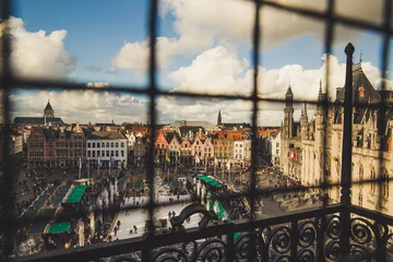 Foto op Plexiglas Bruges christmas market © Ji