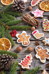 Christmas decoration with cookies