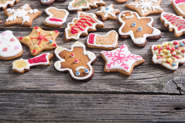 Christmas decoration with cookies