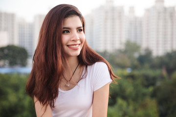 Young asian lady portrait