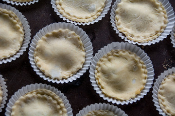Mince Pies on baking tray