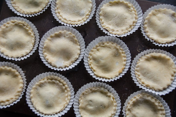 Mince Pies on baking tray