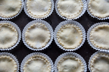 Mince Pies on baking tray