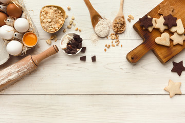 Baking classes or dough making background and mockup