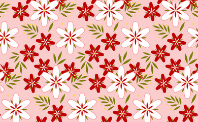 Fototapeta na wymiar background with lily flowers
