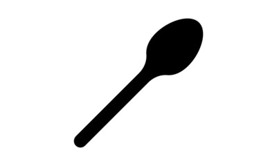 Spoon Icon Isolated on white.