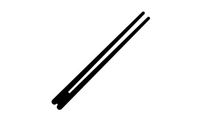 Chopsticks Icon Isolated on white.