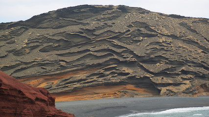 Laguna verde o Charco de los clicos, El Golfo, Gran Canaria