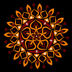 Flower mandala (zenart)