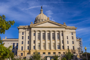 Fototapeta na wymiar The State Capitol of Oklahoma in Oklahoma City