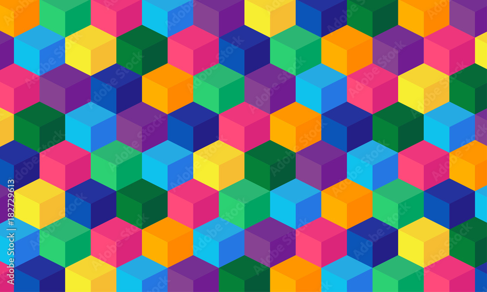 Poster vector abstract boxes background. square mesh.