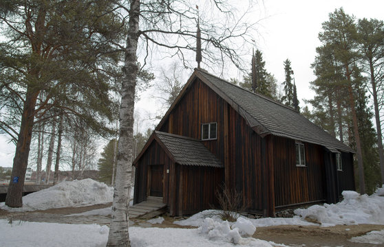 Ancienne église de Sodankylä, Laponie, Finlande