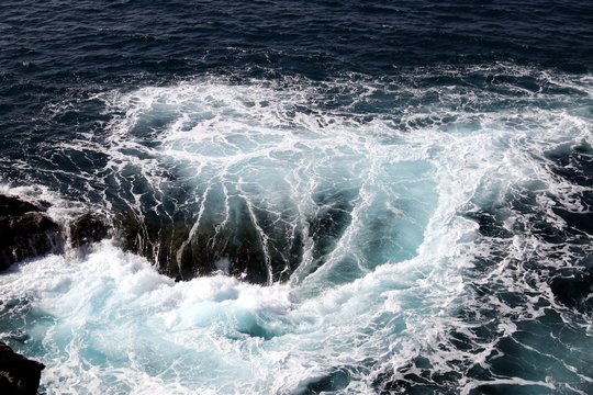 Beautiful Waves of the Atlantic Ocean 