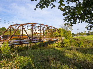 Original Route 66 Bridge from 1921 in Oklahoma