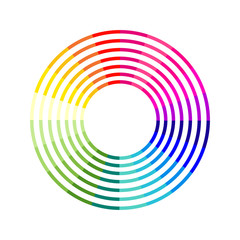 Segmented color chart