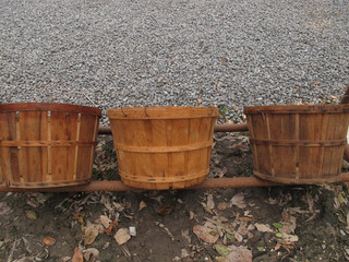 Naklejka premium Three Baskets