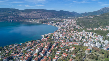 Aerial view of Herceg Novi