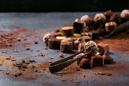 Chocolate truffle candys