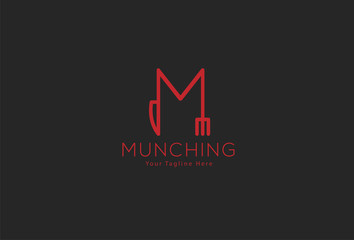 Munching Logo Template