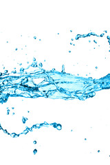 water splash isolated on white background