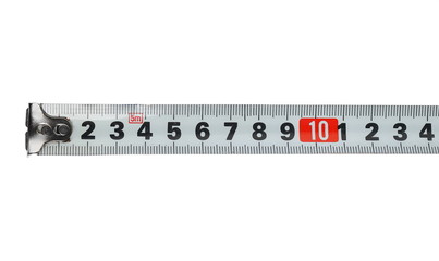 Measuring tape, meter isolated on white