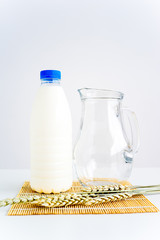 Oatmeal cookies with milk