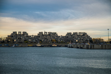 Habitat 67 - model community and housing complex in Montreal, Quebec, Canada