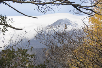 The top of the Etna volcano from 6000 ft