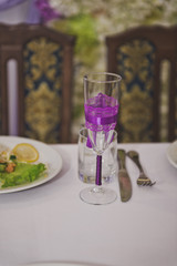 A glass of cocktail on the table 9349.