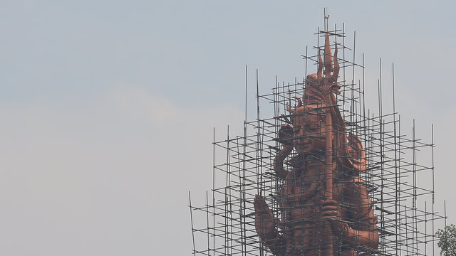 Estatua Kailashnath Mahadev de Shiva, Sanga, Nepal