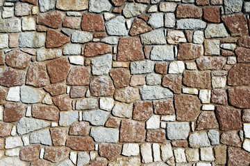 Old brown colors stone wall background