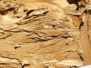 Artists oil paints abstract background. Beige cream texture
