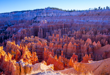 The famous Bryce Canyon National Park in Utah
