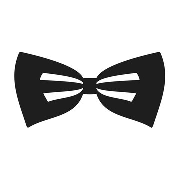 bow tie black icon