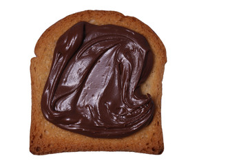 Zwieback mit Nutella