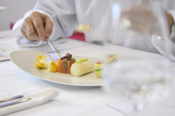 preparación de plato 