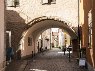 Visby Torbogen Gasse Altstadt