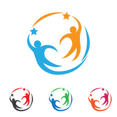 cooperation peoples leading to goals logo