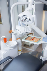 chair and lighting a dentist