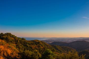 Obraz na płótnie Canvas Mountain. Sunny landscape. Costa del Sol, Andalusia, Spain.