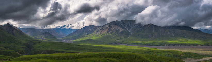 Denali National Park Mountain Range 