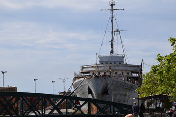 ship of former yugoslav president Tito in Rijeka Croatia