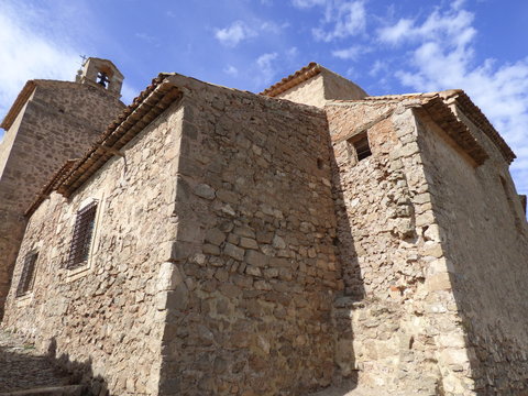 Moya, Cuenca. Pueblo historico en Castilla la Mancha (España)