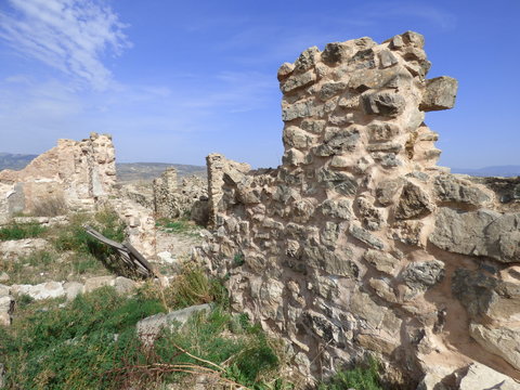 Castillo de Moya, Cuenca. Pueblo historico en Castilla la Mancha (España)