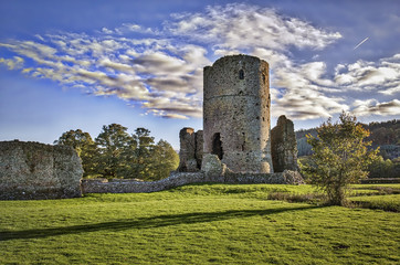 Tretower Castle in Southern Wales