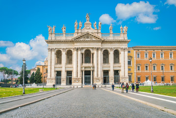Fototapeta na wymiar Basilica of Saint John Lateran in Rome, Italy.
