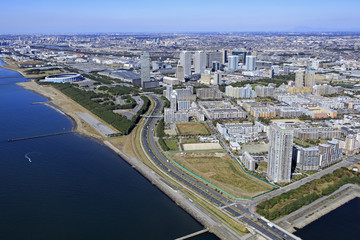 Fototapeta premium 幕張周辺住宅地／郊外の住宅地