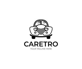 Fototapeta premium Car Logo Template. Transportation Vector Design. Automobile Retro Illustration