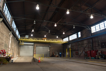Fototapeta premium Magazyn przemysłowy