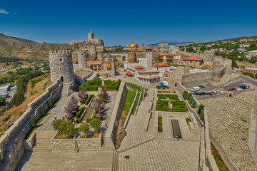 AKHALTSIKHE, GEORGIA - 08 AUGUST 2017: Famous Rabati Castle Complex